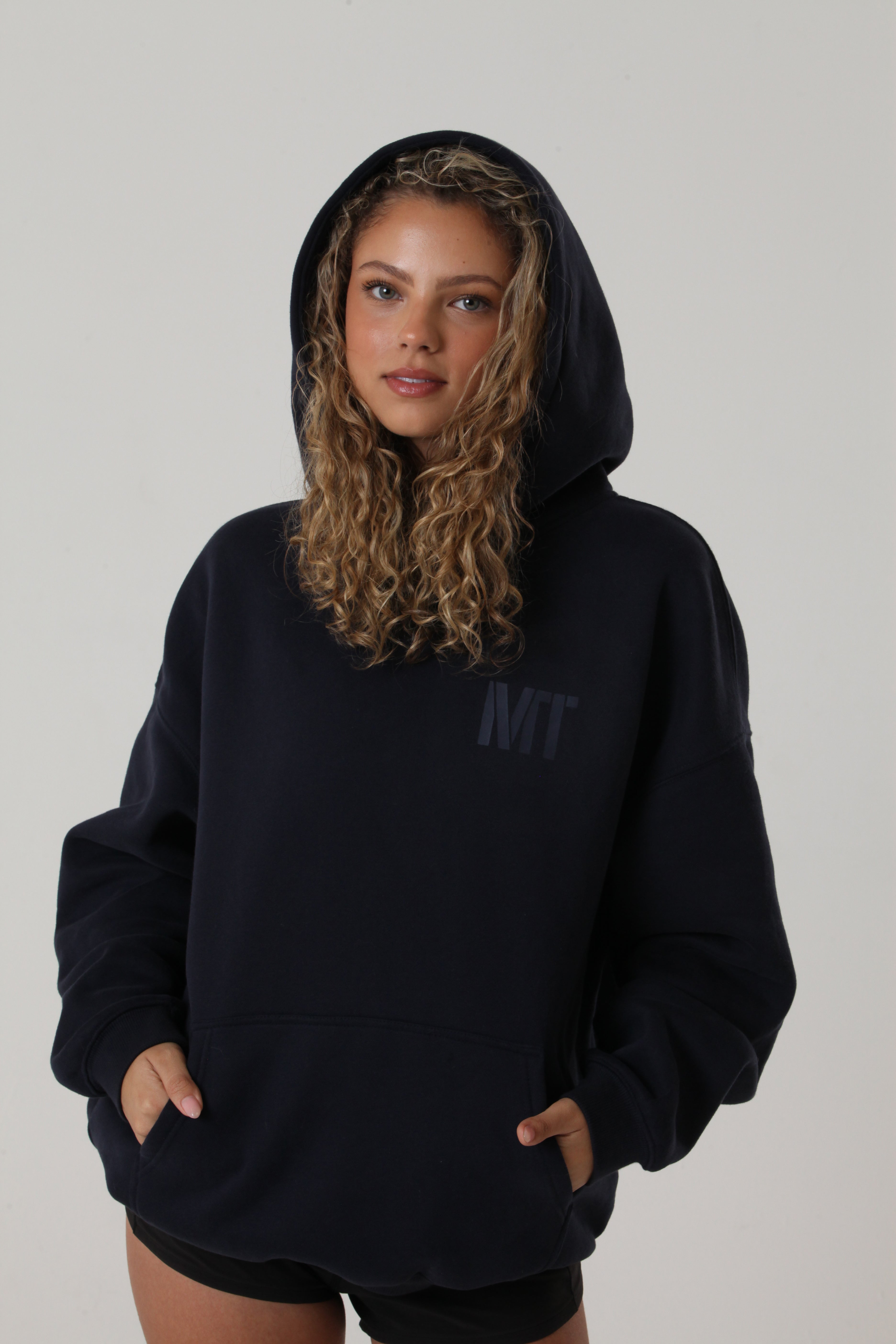 Mentality Tennis Hoodie Black