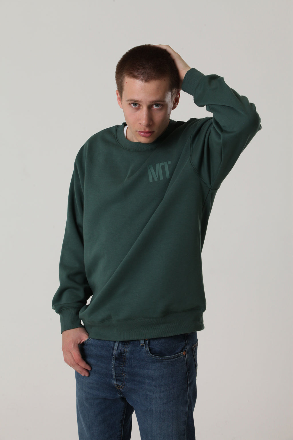 Mentality Tennis Crewneck Green