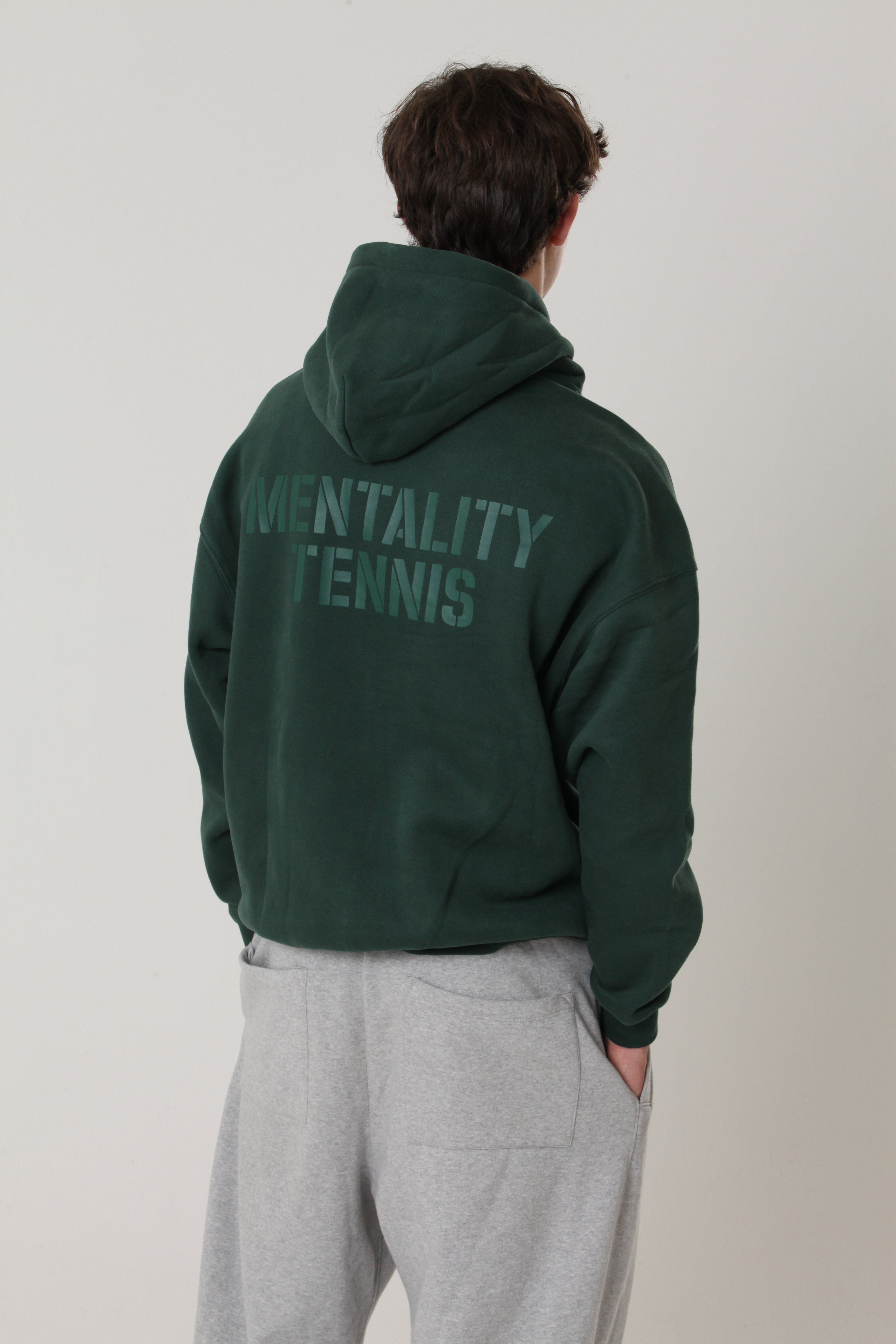 Mentality Tennis Hoodie Green
