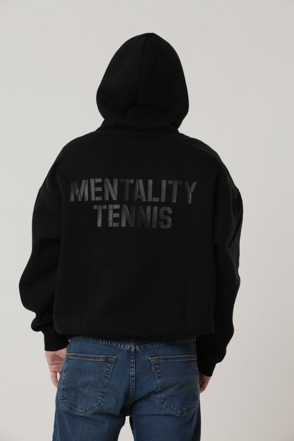 Mentality Tennis Hoodie Black