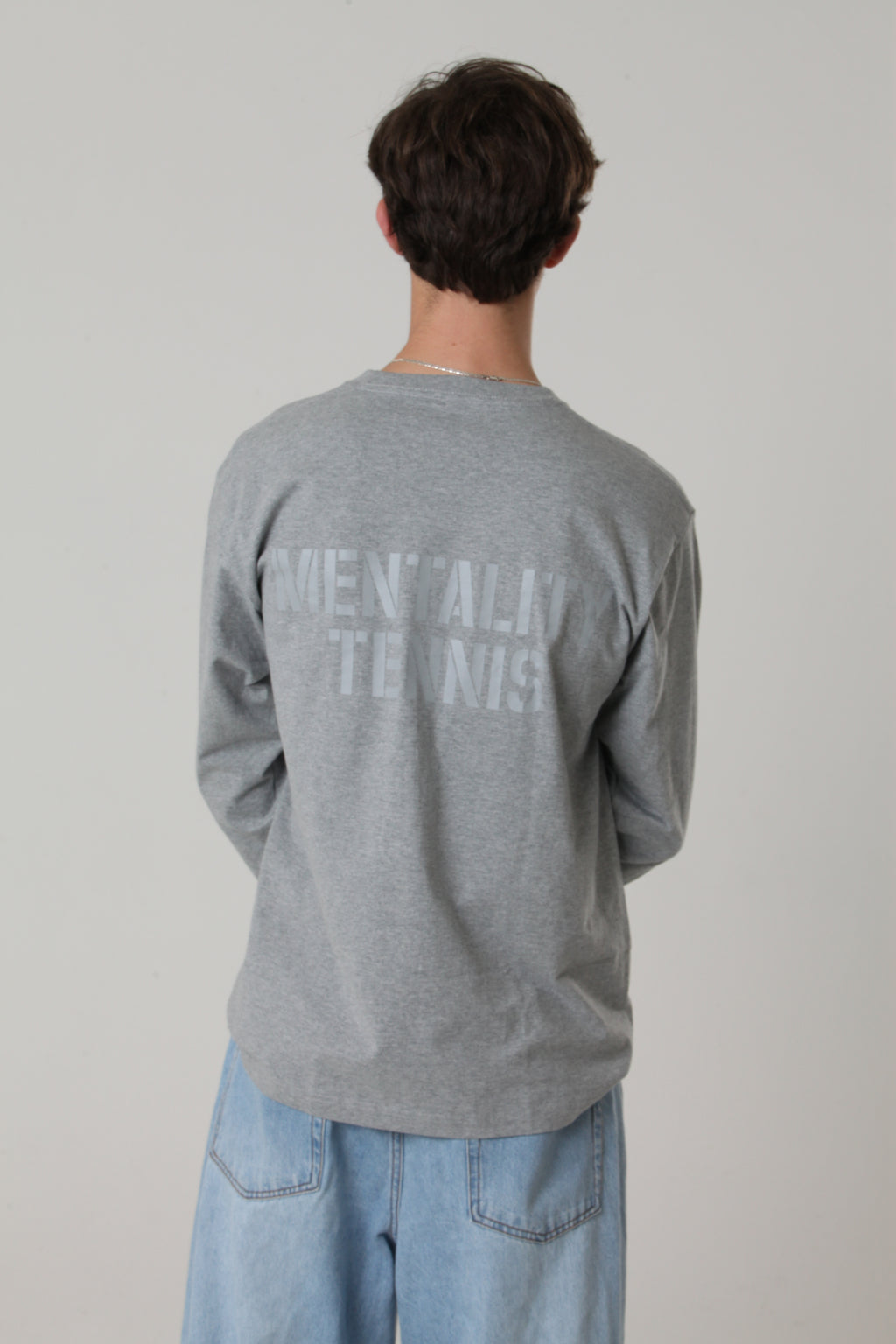 Mentality Tennis Longsleeve Gray